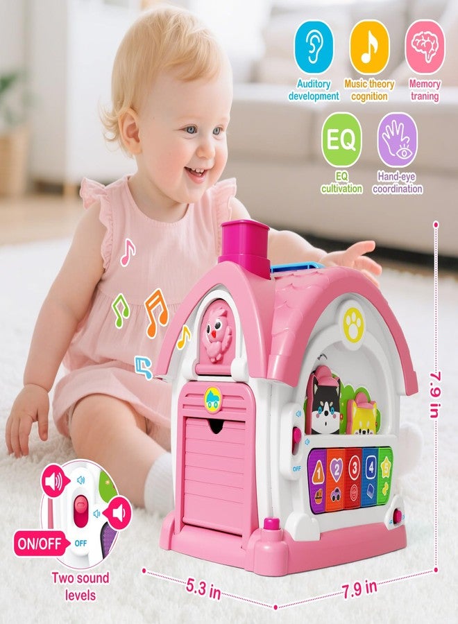 spring flower SpringFlower Baby Toddler Toys for 1 Year Old Girls, Montessori Musical Toddler Toys for 12-18 Months Kids, Musical Learning House for Infant Toddlers 1 2 3 Years Old Baby Girl Gifts - Image 2